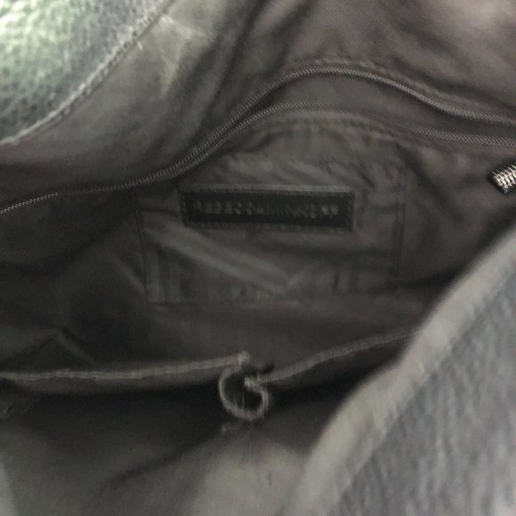 Rebecca Minkoff Lima Hobo Black Suede Leather Crossbody Bag w/o Fringe - Picture 11 of 12